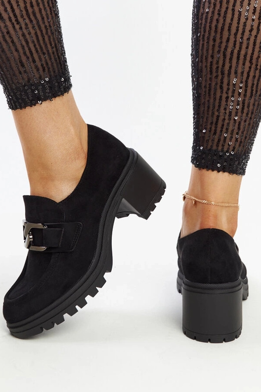 Zwarte veterschoenen met leren... Zwarte veterschoenen met leren...