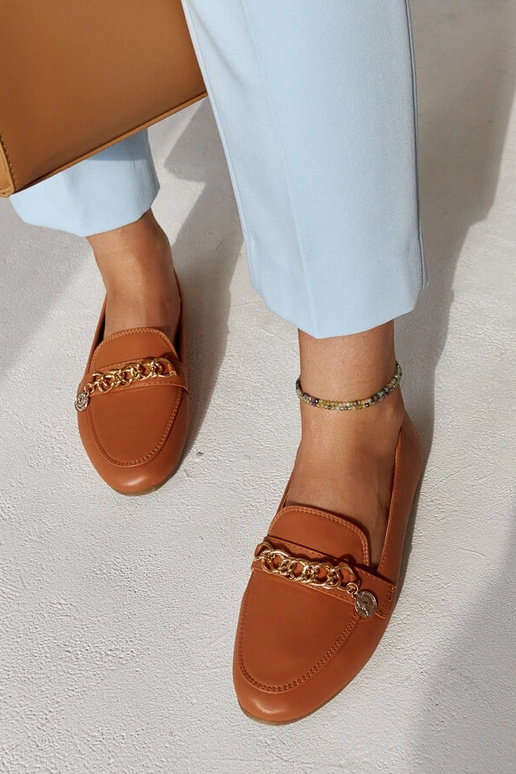 Scaletta Chain Loafers Varm brun Scaletta Chain Loafers Varm brun