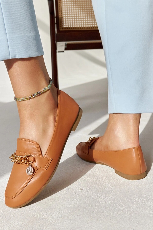 Scaletta Chain Loafers Varm brun Scaletta Chain Loafers Varm brun