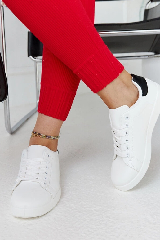 Hvide Birikti platform sneakers med...