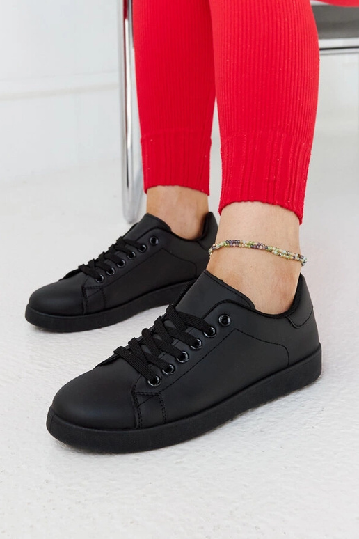 Sorte Birikti Platform Sneakers