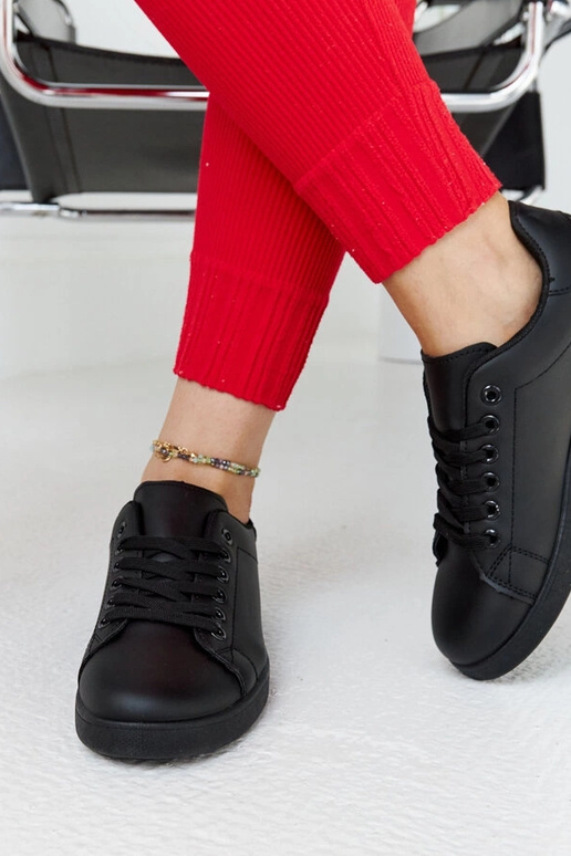 Sorte Birikti Platform Sneakers