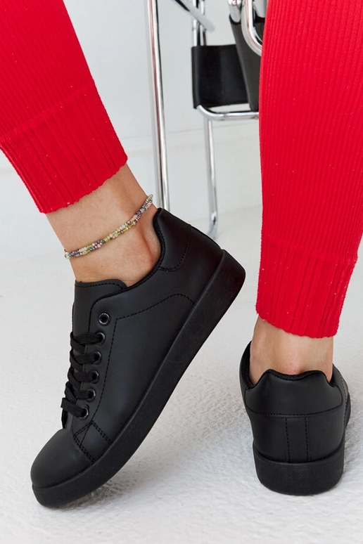 Sorte Birikti Platform Sneakers