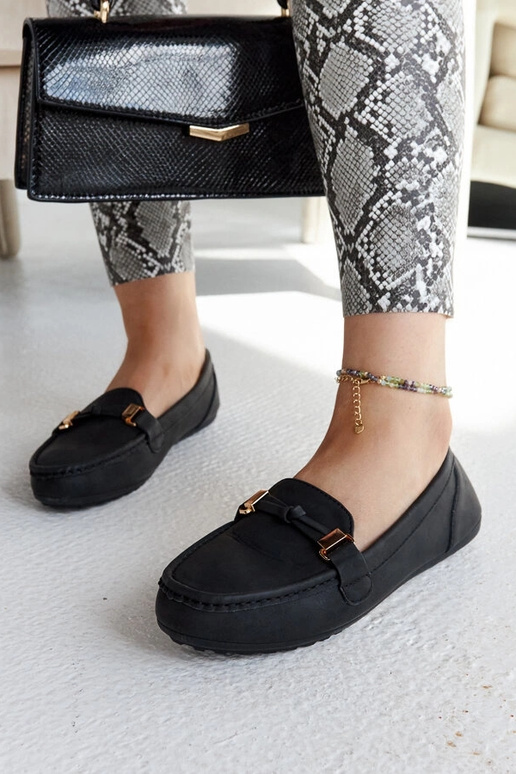 Sorte Scafati loafers i mat finish Sorte Scafati loafers i mat finish