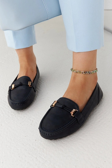 Marineblå Scafati loafers i... 2