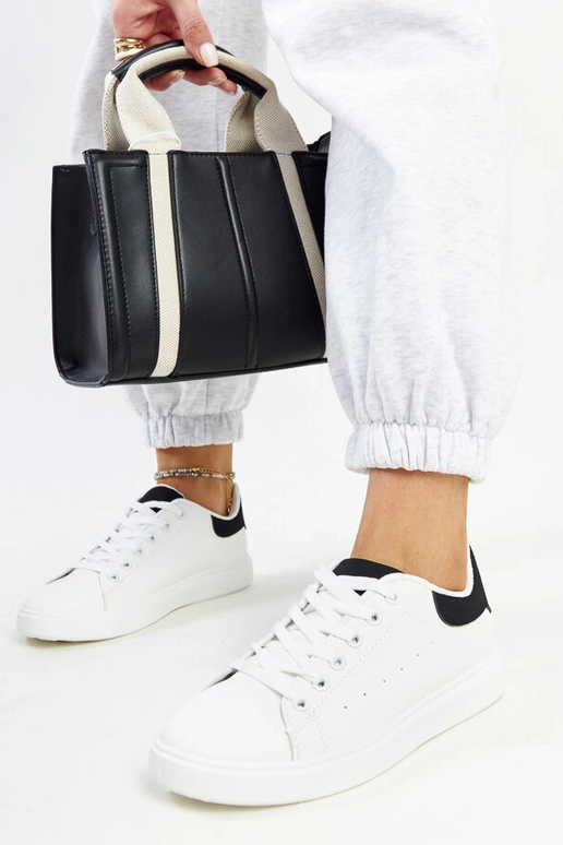 Sort og hvid Ariam platform sneakers