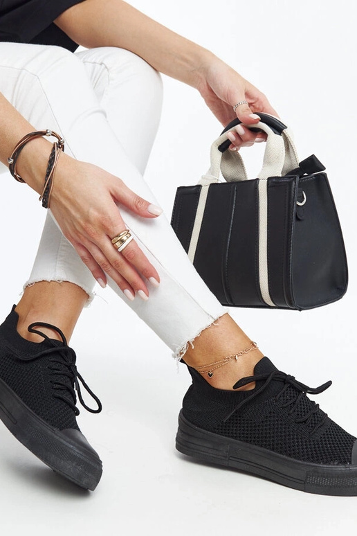 Sorte lette Senaida sportssneakers