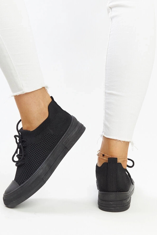 Sorte lette Senaida sportssneakers