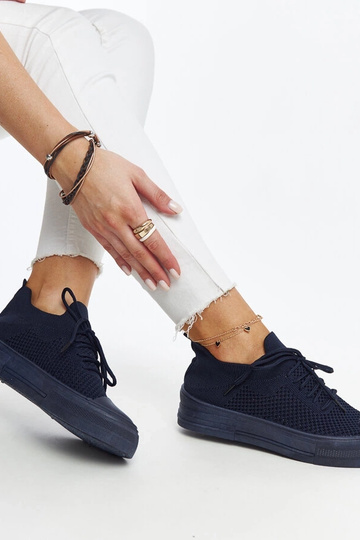 Marineblå letvægts Senaida sportssneakers 2