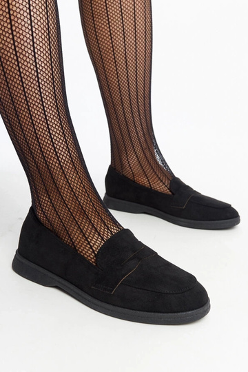 Sort ruskind Loafers fra Nibras