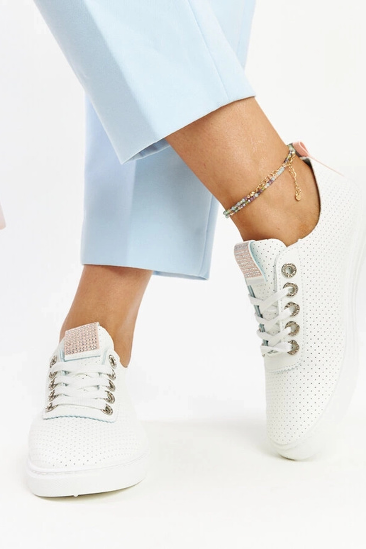 Hvide Anbarin øko-læder sneakers Hvide Anbarin øko-læder sneakers