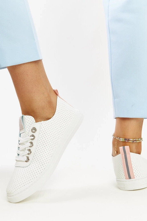 Hvide Anbarin øko-læder sneakers Hvide Anbarin øko-læder sneakers