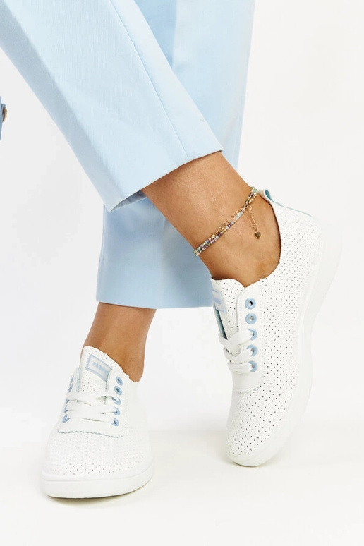 Hvide øko-læder sneakers Yusra Hvide øko-læder sneakers Yusra