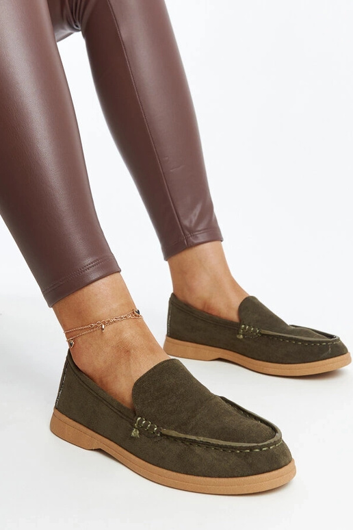 Rumay Mørkegrønne Halvstøvler i ruskind