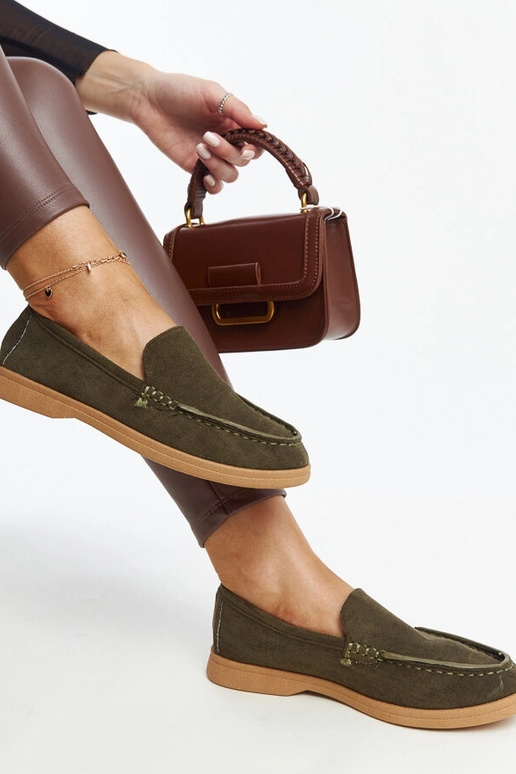 Rumay Mørkegrønne Halvstøvler i ruskind