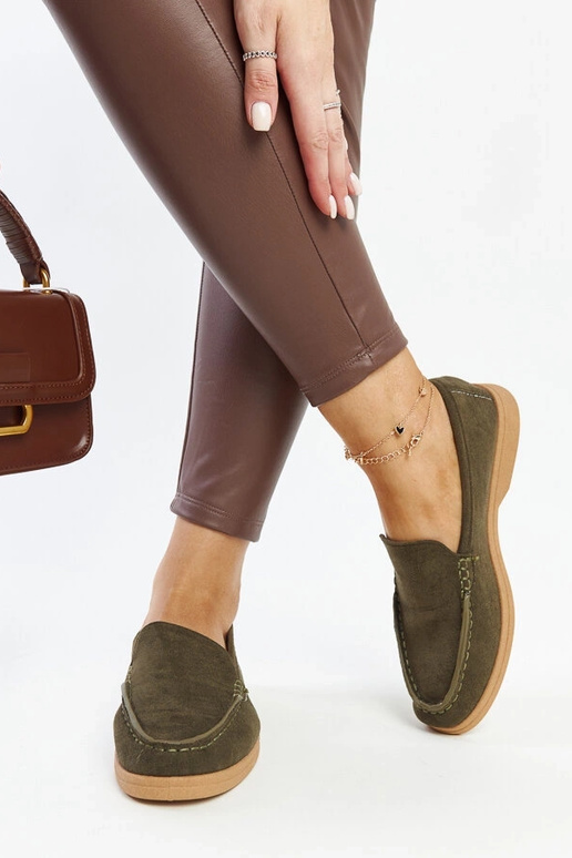 Rumay Mørkegrønne Halvstøvler i ruskind