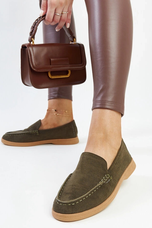 Rumay Mørkegrønne Halvstøvler i ruskind