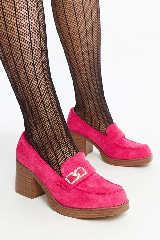 Mørkelyserøde Aludra blokhælpumper Mørkelyserøde Aludra blokhælpumper