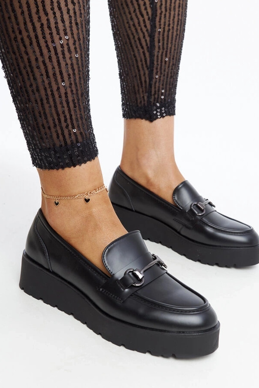 Sort Oili wedge loafers Sort Oili wedge loafers