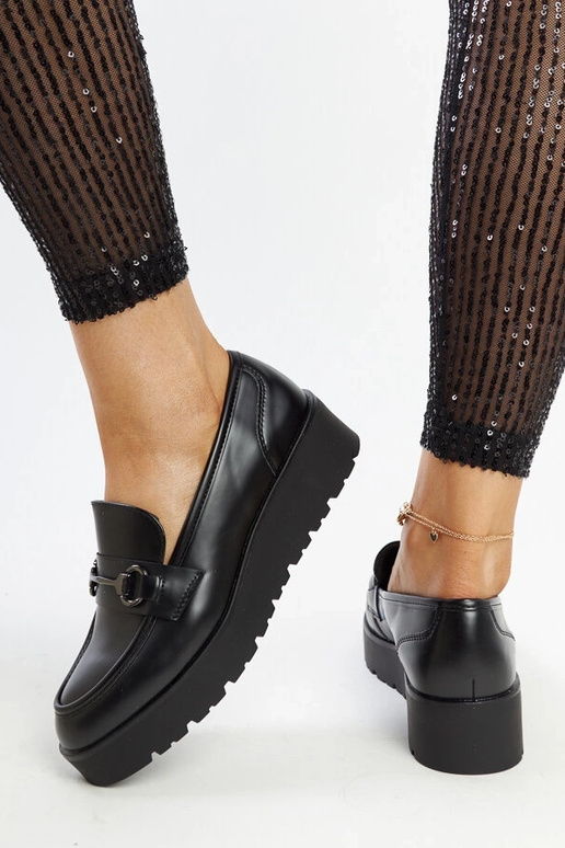 Sort Oili wedge loafers Sort Oili wedge loafers