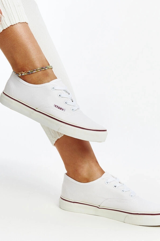 Hvide klassiske Erla sneakers