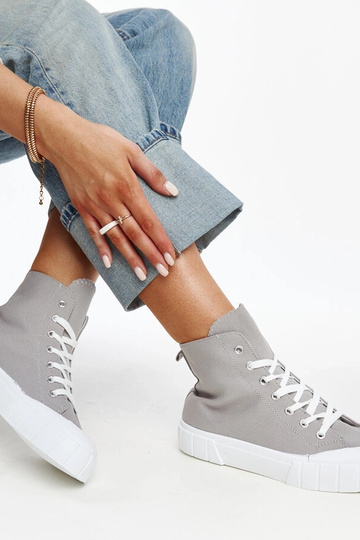 Grijze hoge sneakers Vinka 2