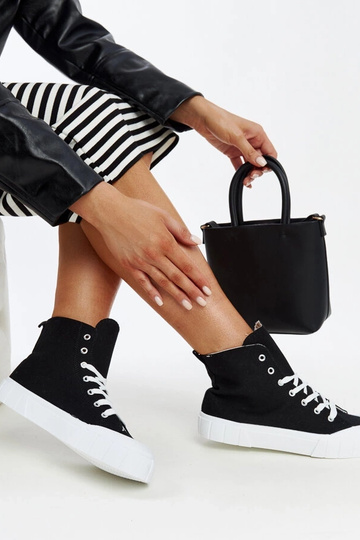 Sorte høje sneakers Vinka 2