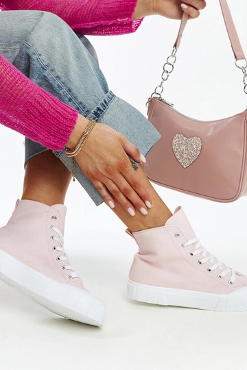 Roze hoge sneakers Vinka 2