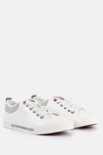 CROSS JEANS hvide og grå herresneakers 2