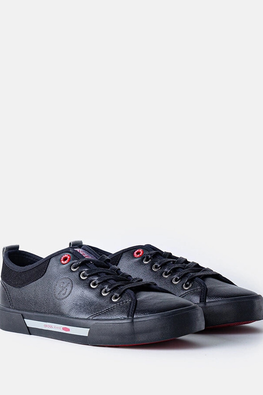 Zwarte heren sneakers CROSS JEANS van... Zwarte heren sneakers CROSS JEANS van...