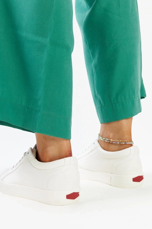 Hvide øko-lædersneakers til kvinder... Hvide øko-lædersneakers til kvinder...