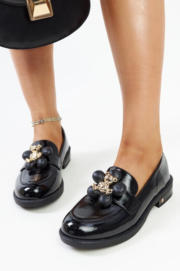 Zwarte lakleren mocassins... 2