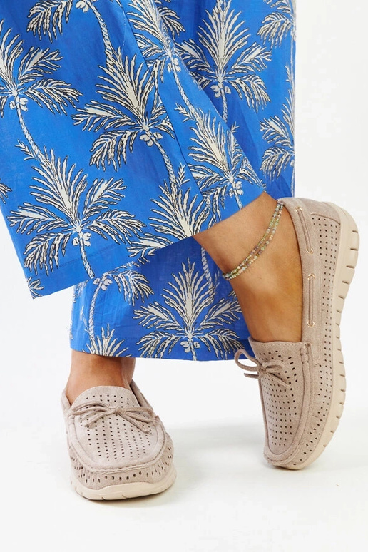 Barika bruine mokassins met leren... Barika bruine mokassins met leren...