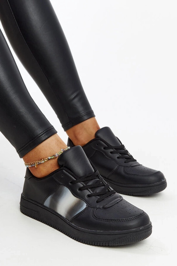 Zwarte sneakers op platform... 2