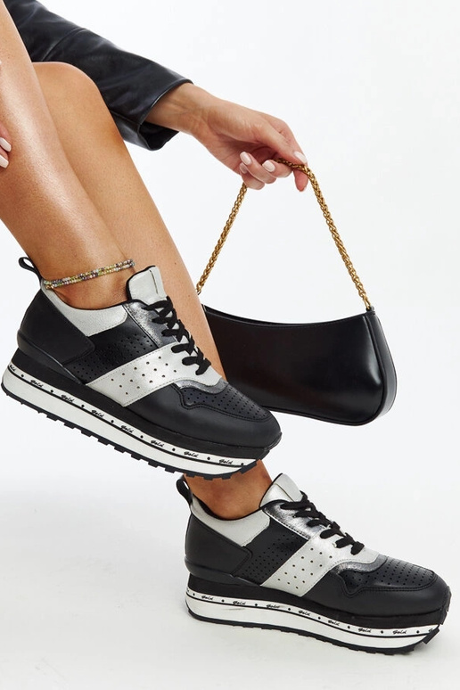 Sorte højsålede sneakers Askalua