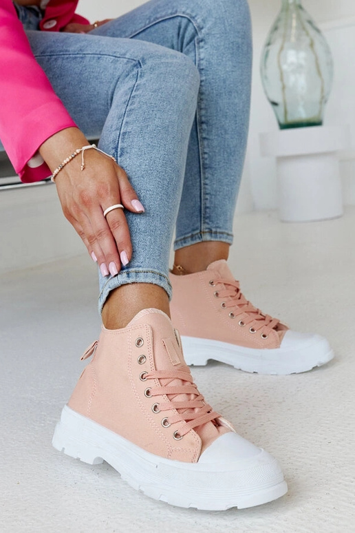 Høj pink chunky sneakers Alhandra