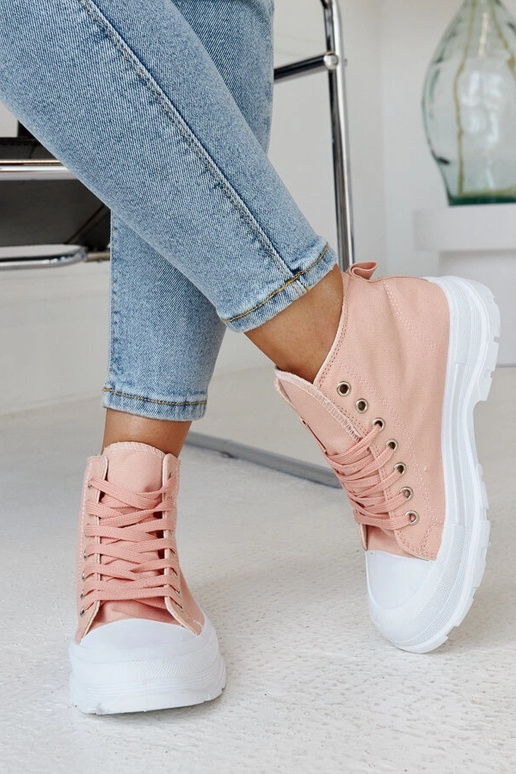 Høj pink chunky sneakers Alhandra
