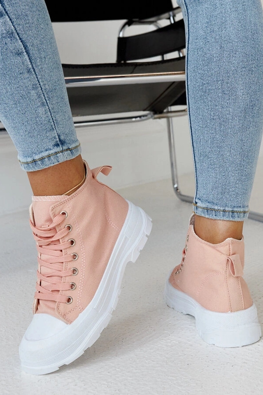 Høj pink chunky sneakers Alhandra