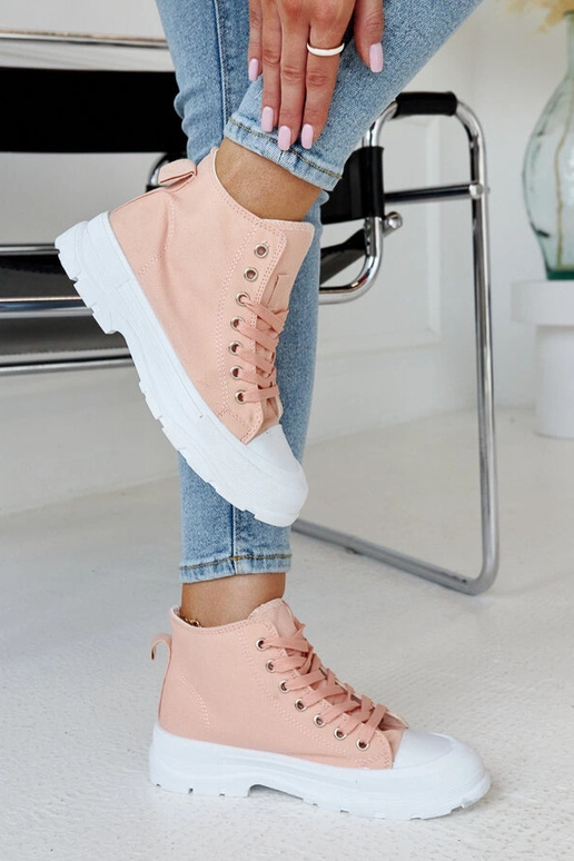 Høj pink chunky sneakers Alhandra