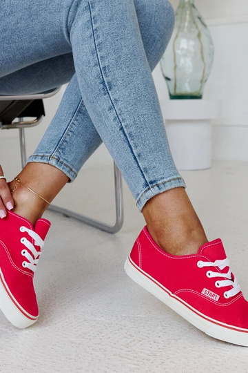 Mørkelyserøde klassiske Erla sneakers 2