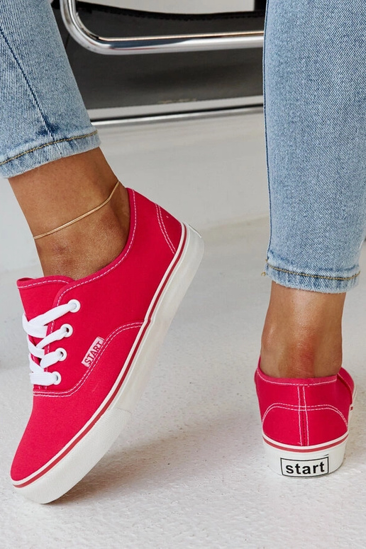 Mørkelyserøde klassiske Erla sneakers