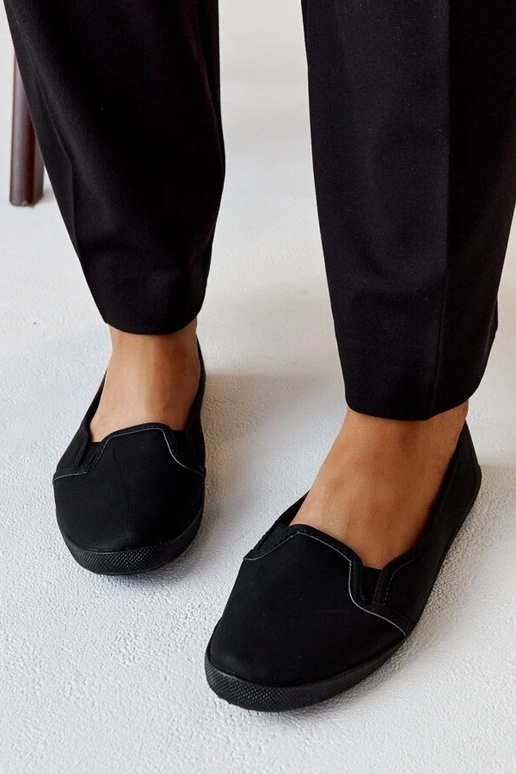 Zwarte veterschoenen van kunstleer,...