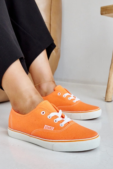 Orange klassiske Erla sneakers