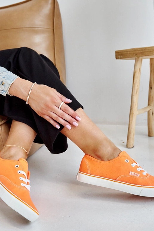 Orange klassiske Erla sneakers Orange klassiske Erla sneakers