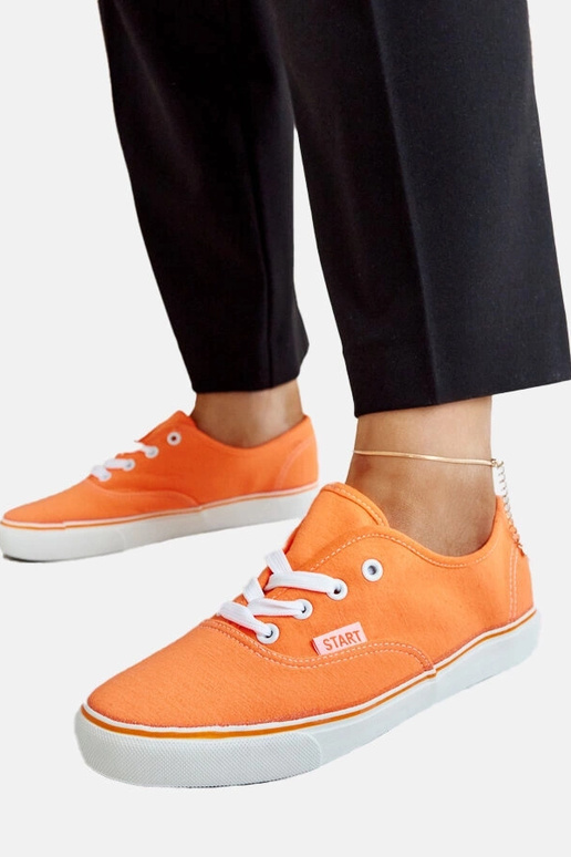 Orange klassiske Erla sneakers Orange klassiske Erla sneakers