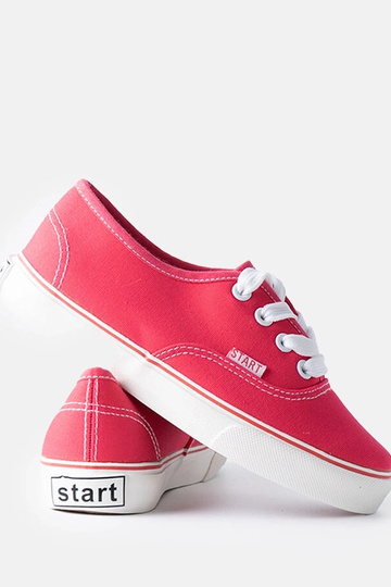 Costrana mørkelyserøde børnesneakers 2