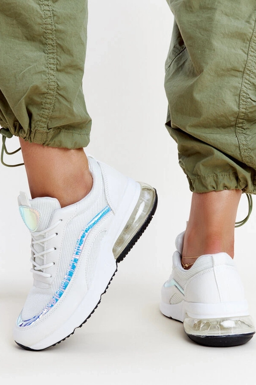 Witte sneakers met hologram Jelka Witte sneakers met hologram Jelka