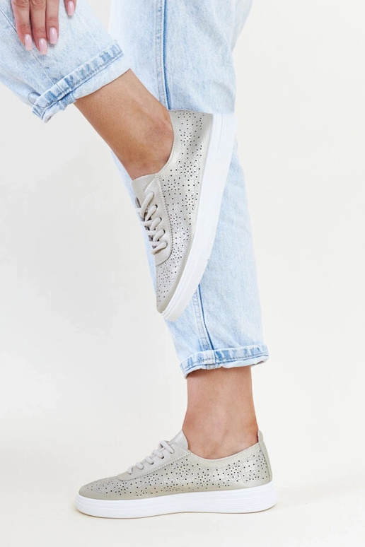 Guld sneakers øko læder Whitley Guld sneakers øko læder Whitley