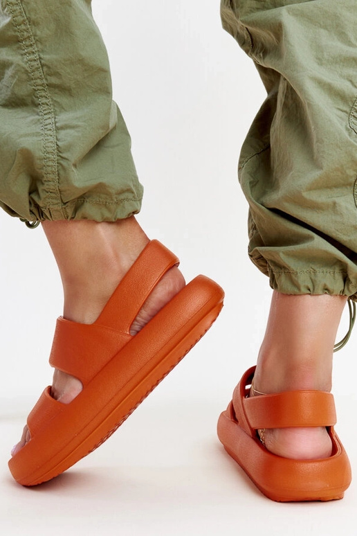 Attiana orange sandaler