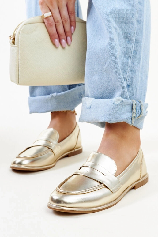 Gouden klassieke mocassins Nasia Gouden klassieke mocassins Nasia